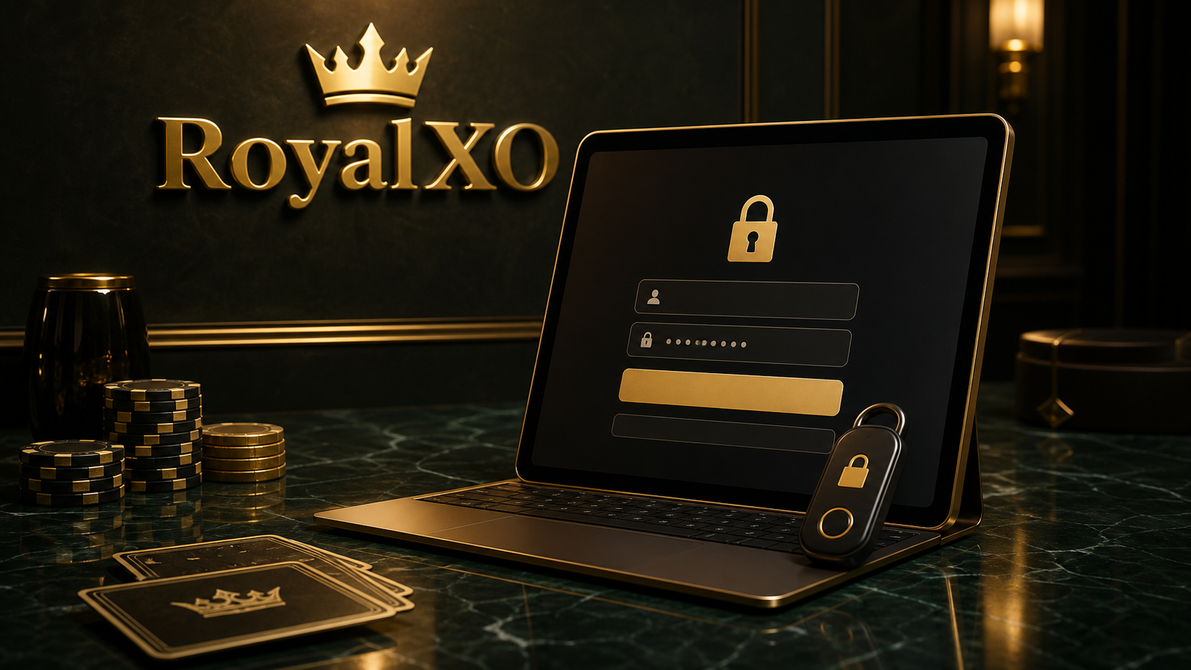 RoyalXO Login und mobile Kontoansicht